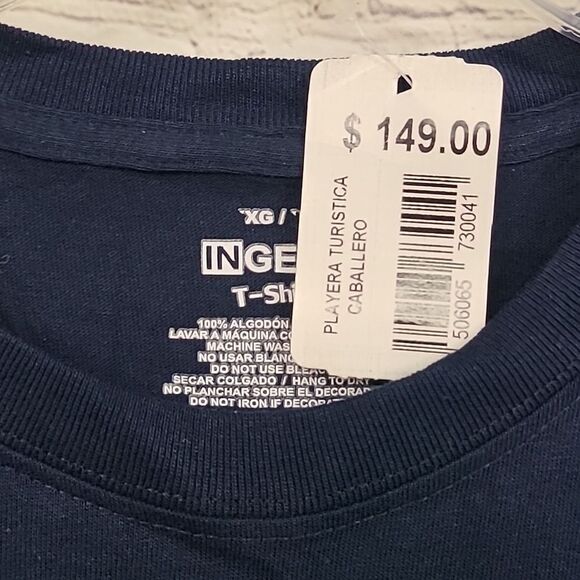 OXYGEN my Drug of Choice NWT Men's XXL Navy Tee Aquatic Addiction Dive T-Shirt - Picture 4 of 7